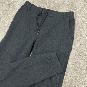 686 Everywhere Performance Double Knit Sweatpants Mens XS 28X30 Drawstring Gray